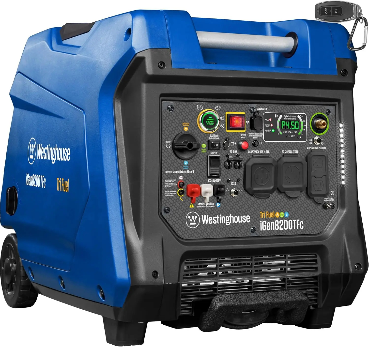 Westinghouse iGen8200TFc review,Westinghouse iGen8200TFc review and rating,is Westinghouse iGen8200TFc worth buying,Westinghouse iGen8200TFc review pros cons,Westinghouse iGen8200TFc review honest opinion,Westinghouse tri-fuel generator review verdict build quality and materials close-up